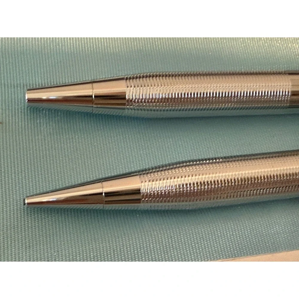 Vintage Cross Century Chrome Pen & Pencil Set w/ Box Since 1846 Set #3501 Chrome